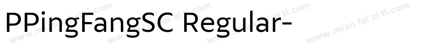 PPingFangSC Regular字体转换